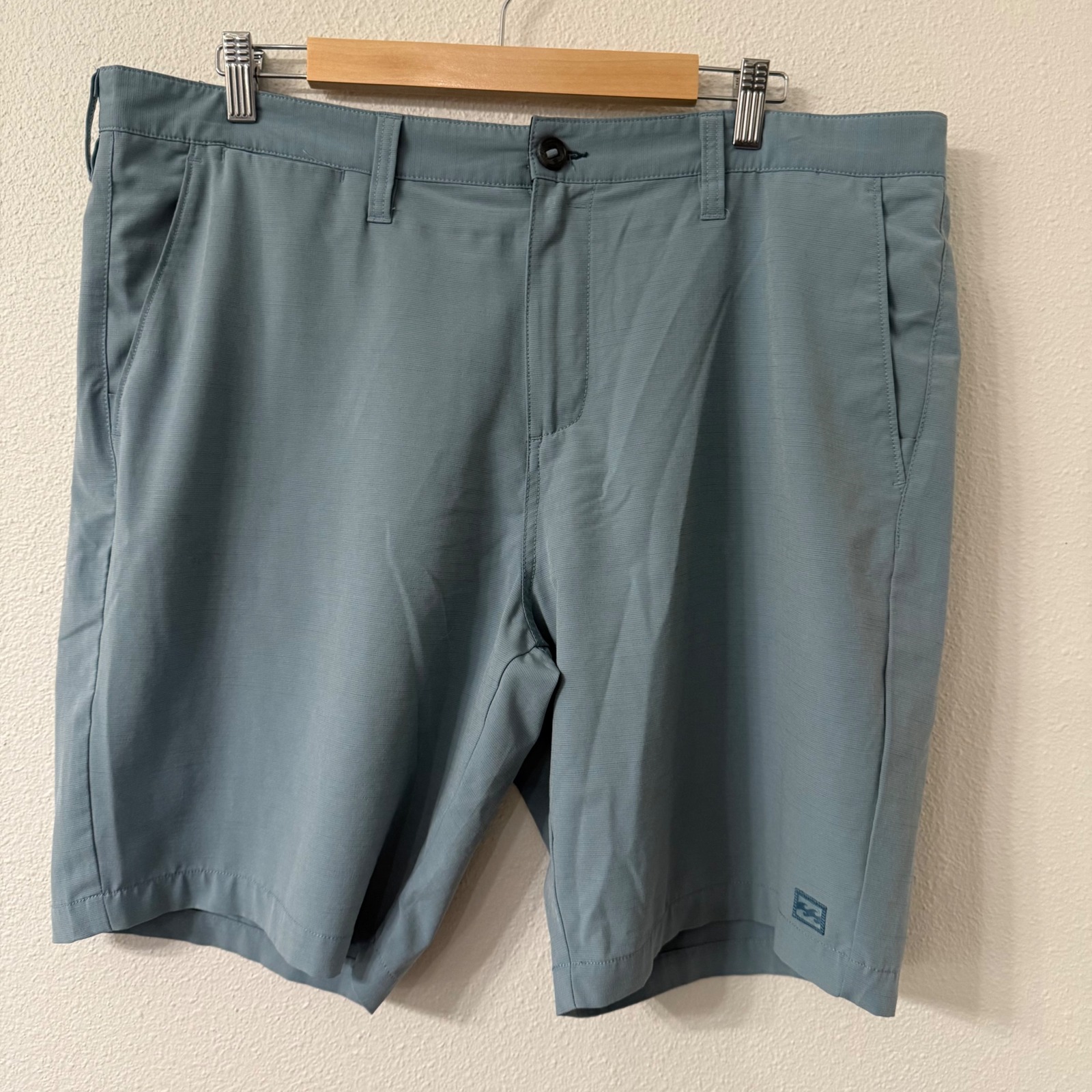 Billabong Crossfire Submersibles Hybrid Short Men 38 Blue Gray Recycler Stretch